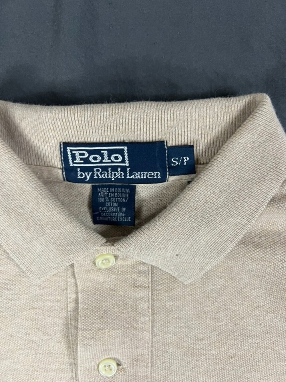 vintage polo ralph lauren rugby shirt old money sz Small fits like Large - Picture 2 of 6